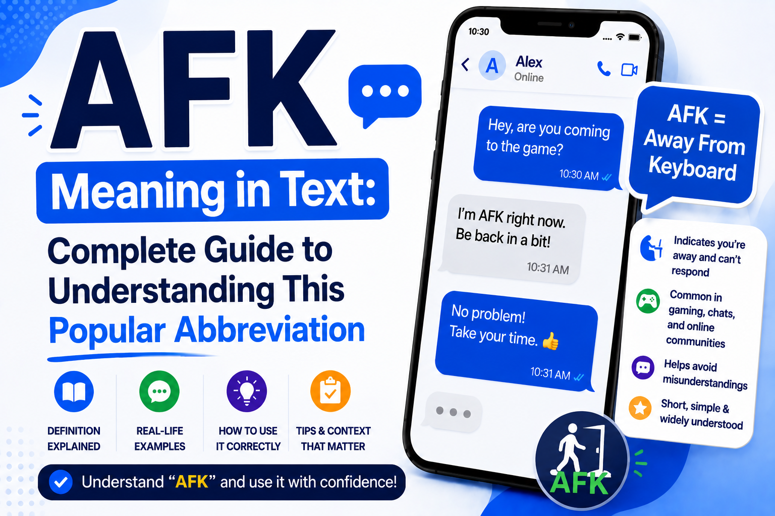 AFK Meaning in Text