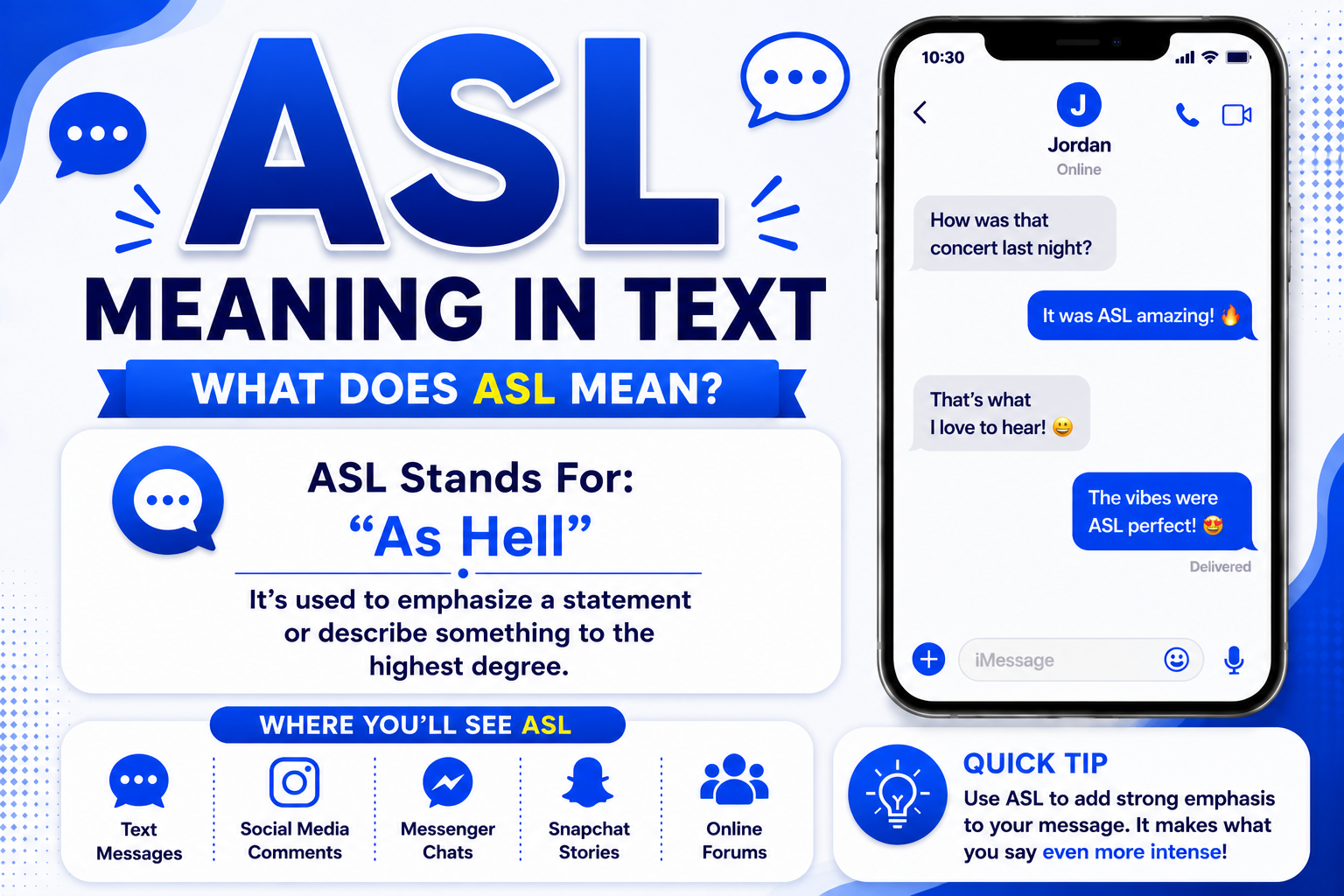 ASL Meaning in Text