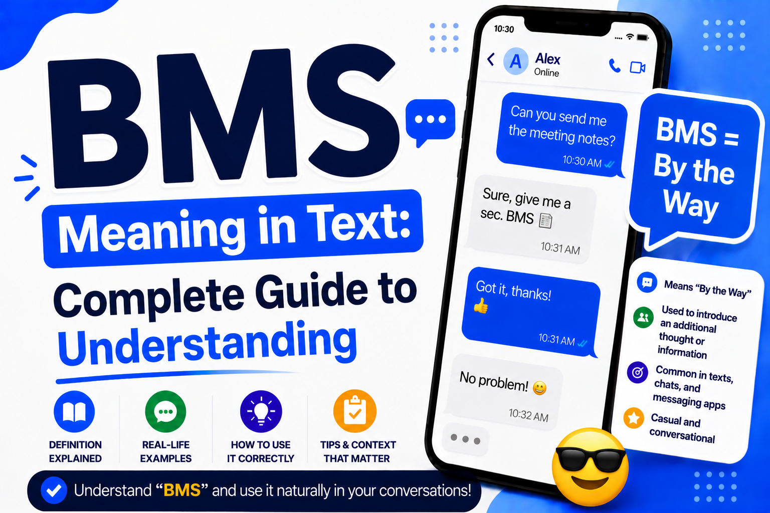 BMS Meaning in Text