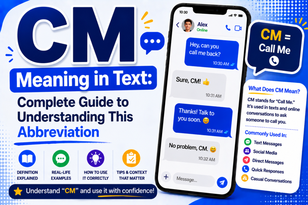 CM Meaning in Tex