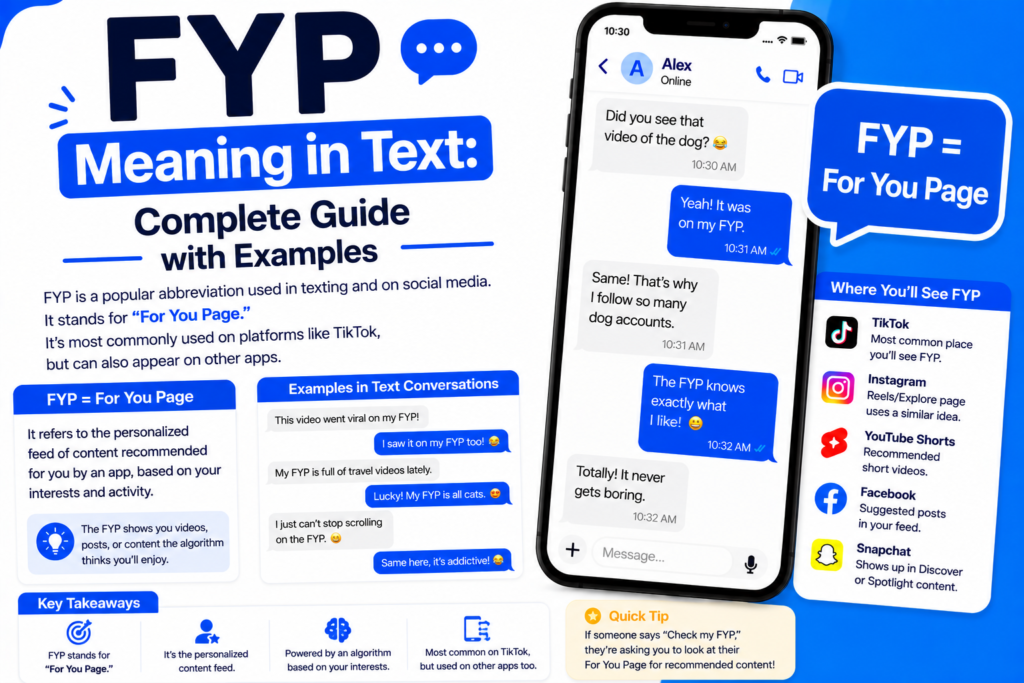 FYP Meaning in Text