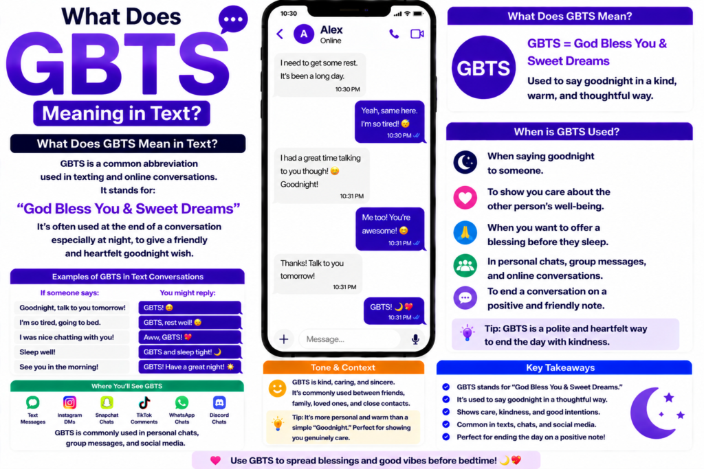 GBTS meaning in text