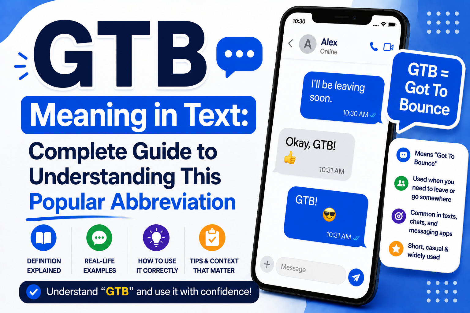 GTB Meaning in Text