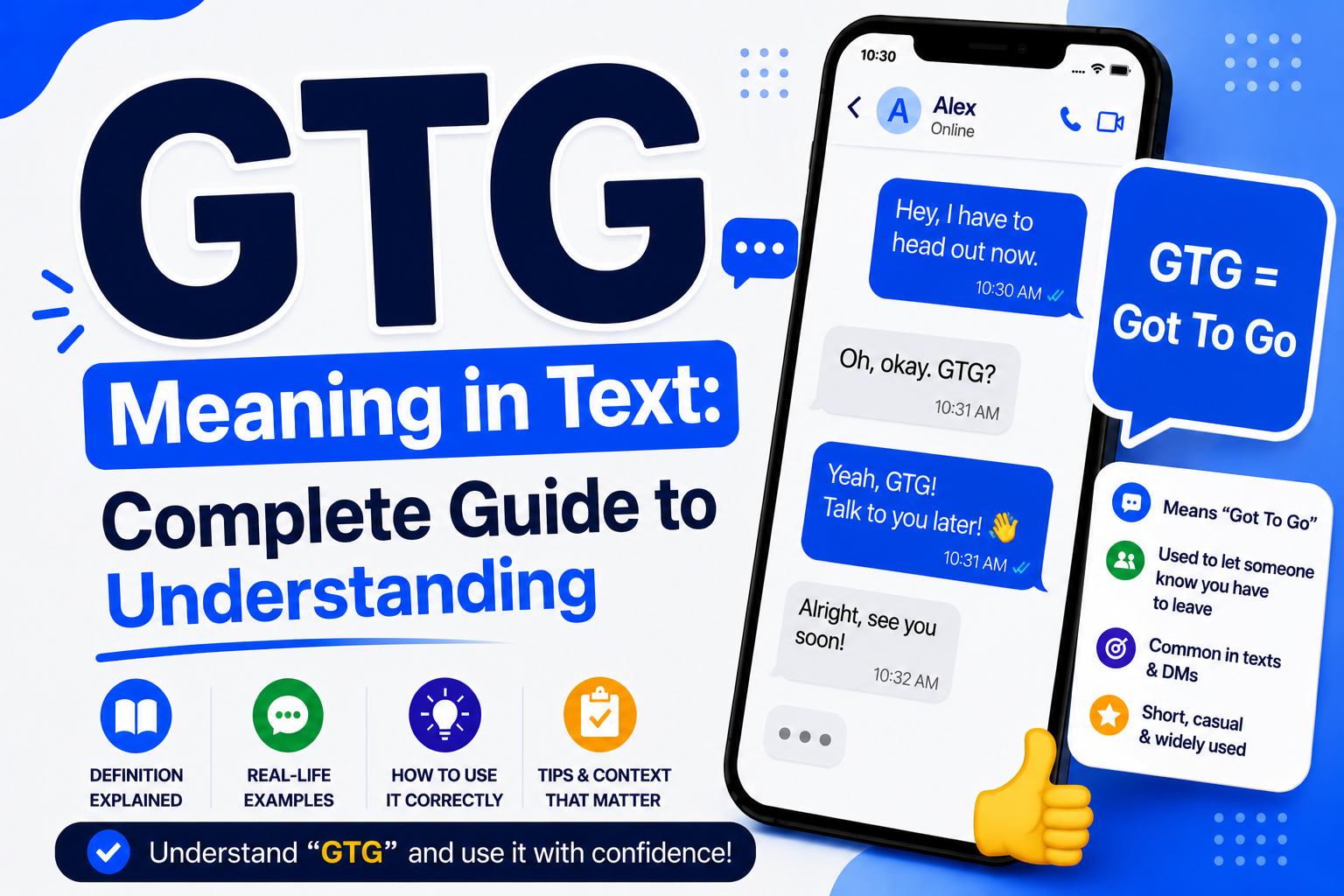 GTG Meaning in Text