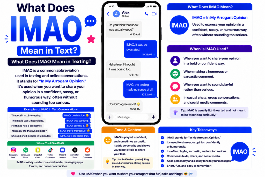 IMAO Meaning in Text
