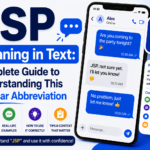 JSP Meaning in Text