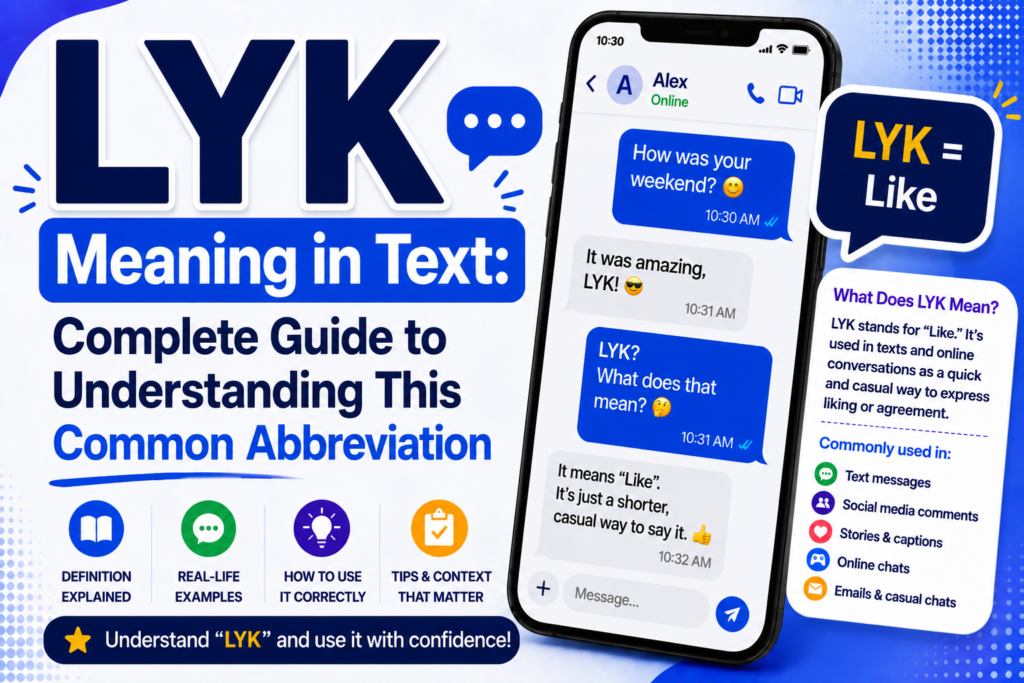 LYK Meaning in Text