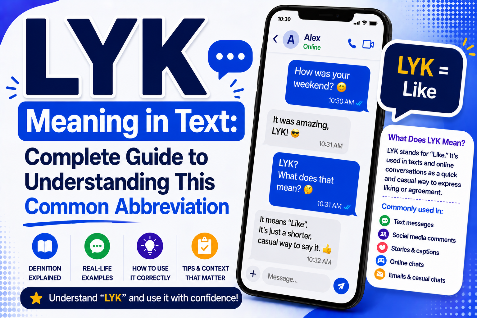 LYK Meaning in Text