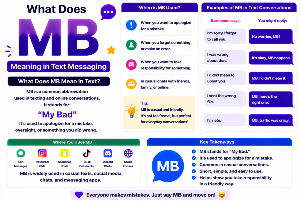 MB Meaning in Text Messaging