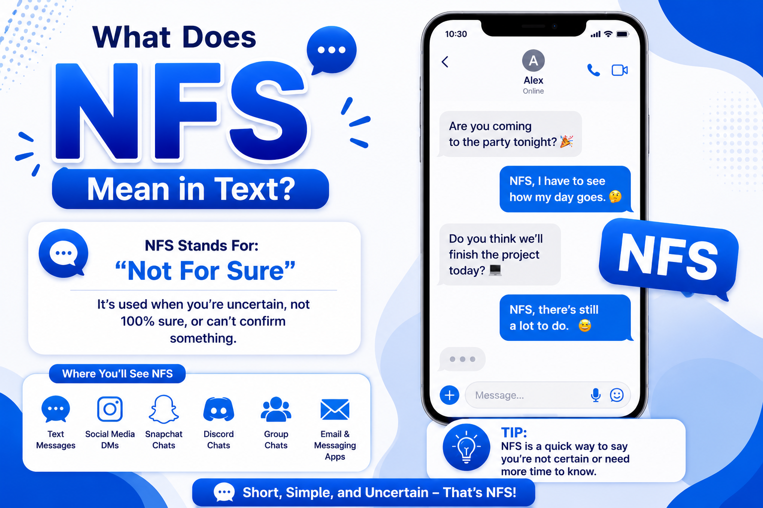NFS Mean in Text