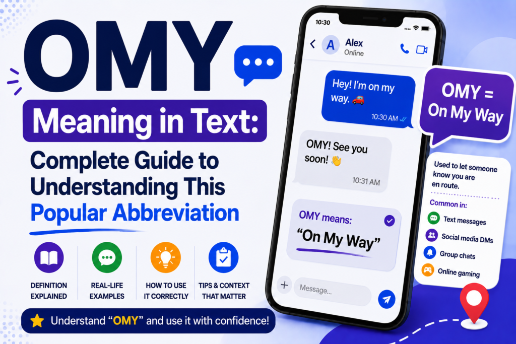 OMY Meaning in Text