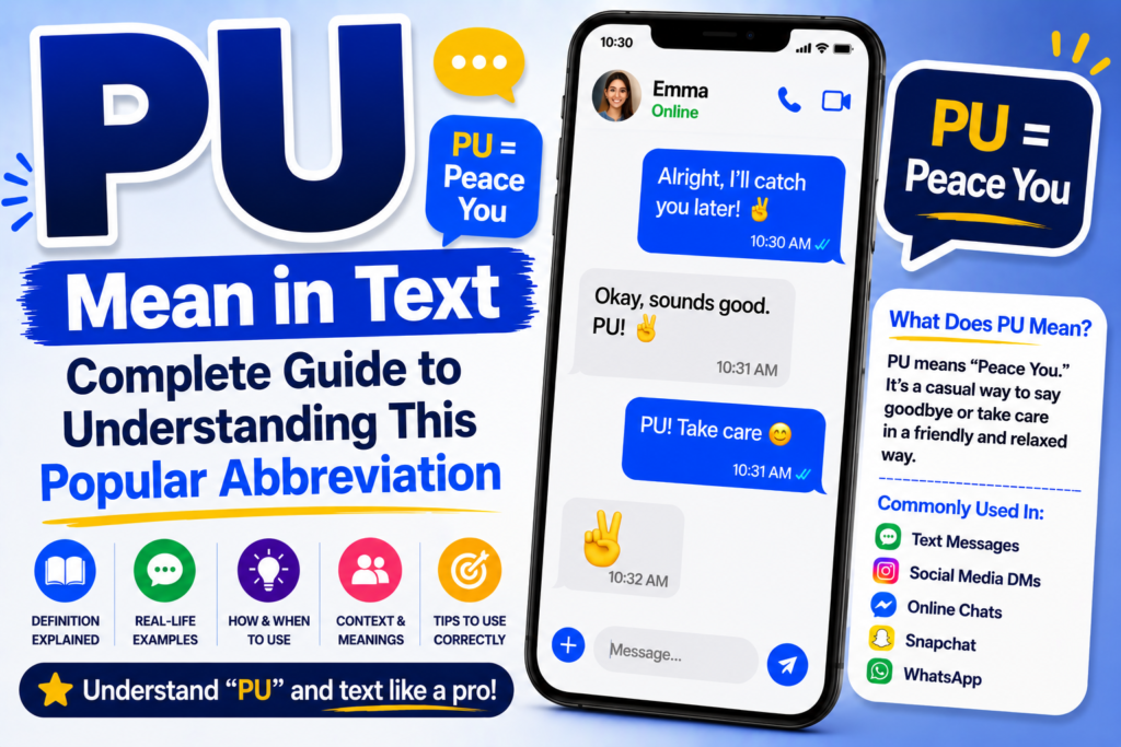PU Mean in Text