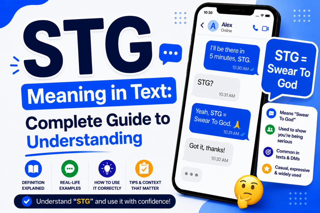 STG Meaning in Text