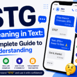 STG Meaning in Text
