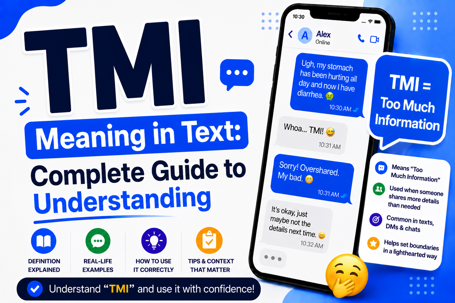 TMI Meaning in Text