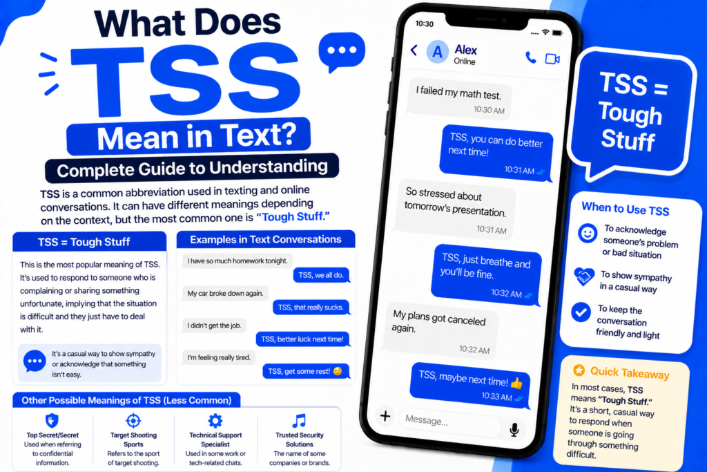 TSS Meaning in Text