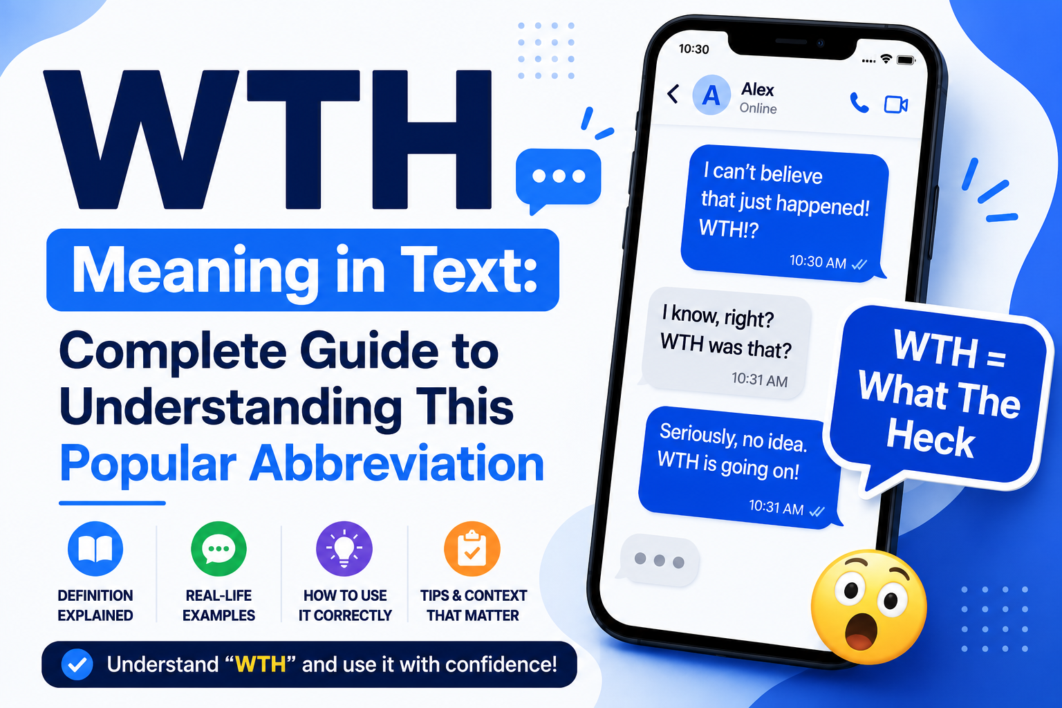 WTH Meaning in Text