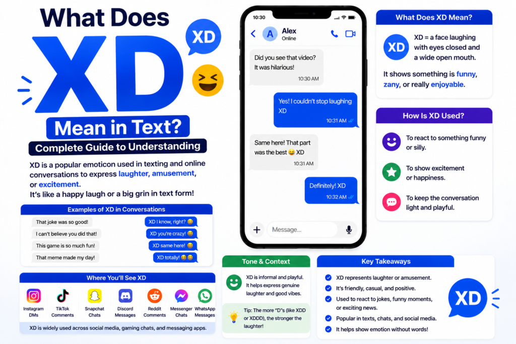 XD Meaning in Text