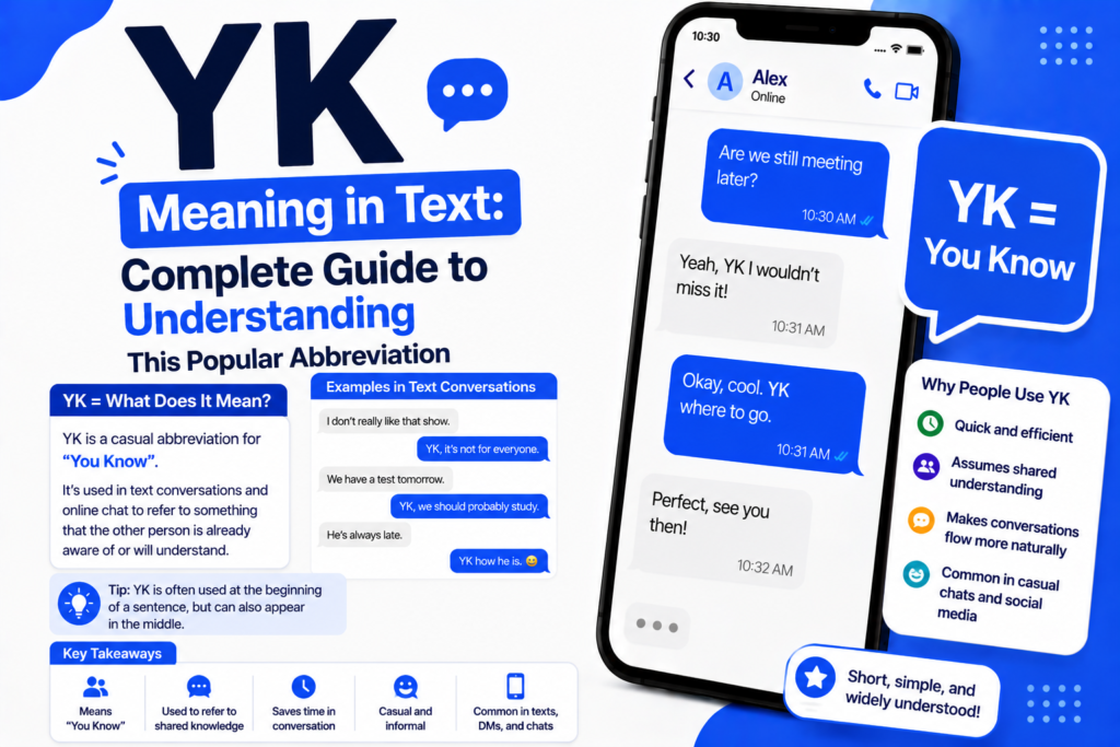 YK Meaning in Text
