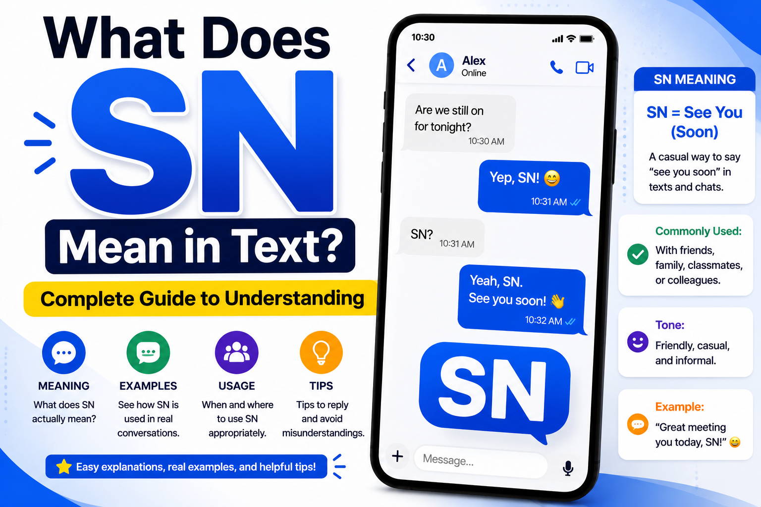 SN Meaning in Text