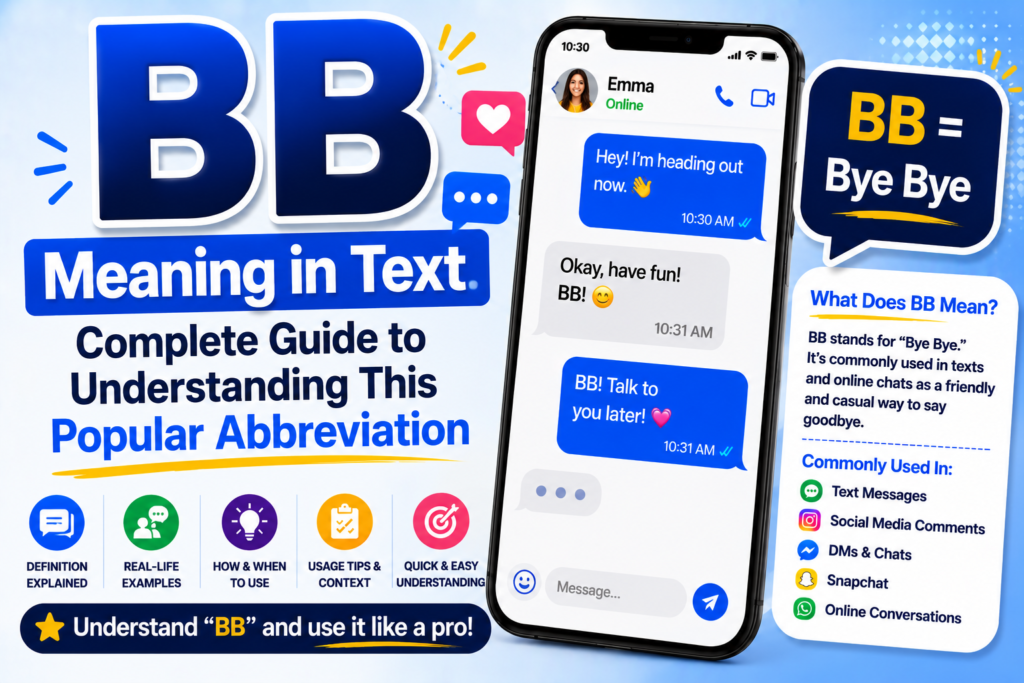 BB Meaning in Text