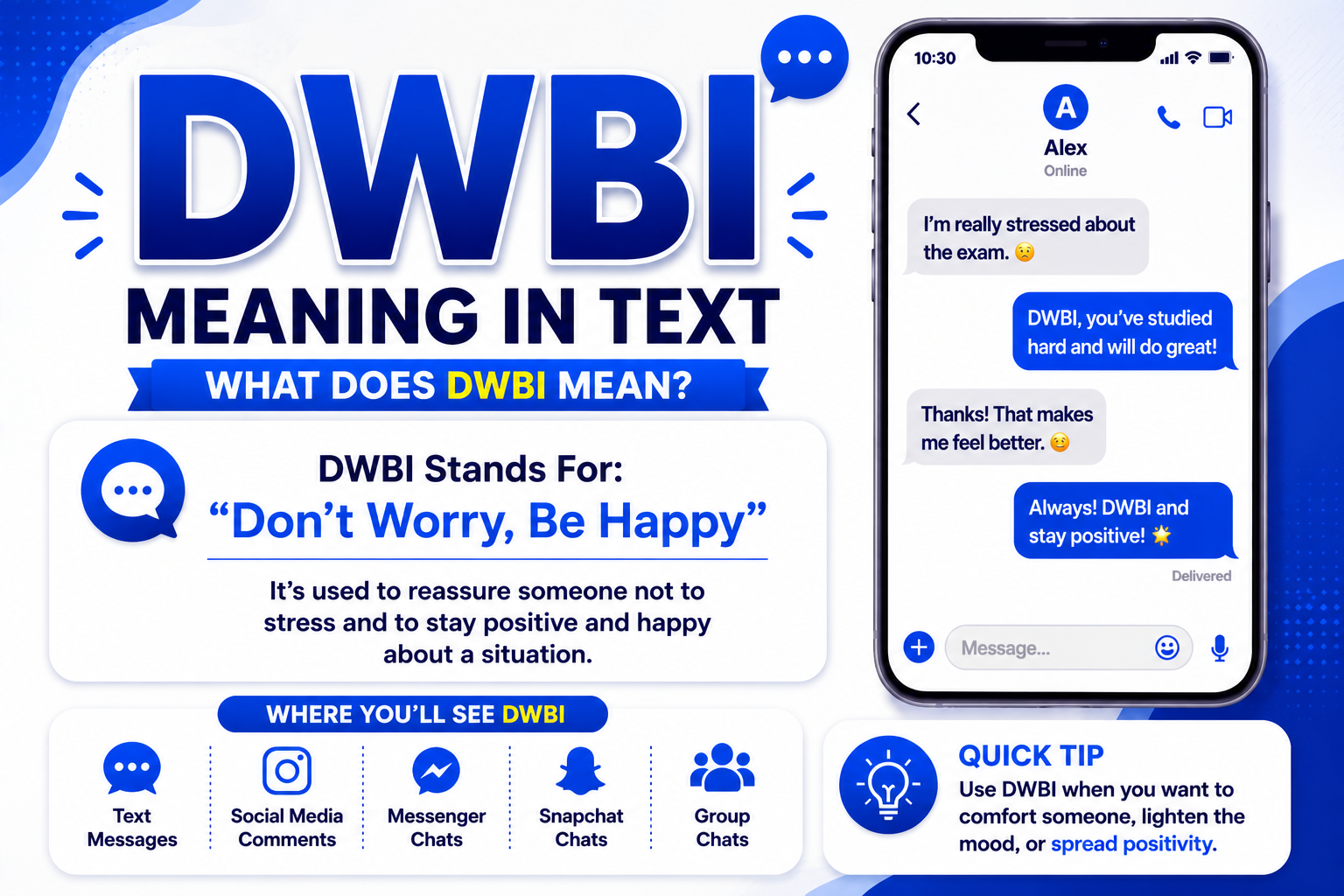 DWBI Meaning in Text