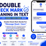 Double Check Mark Meaning in Text