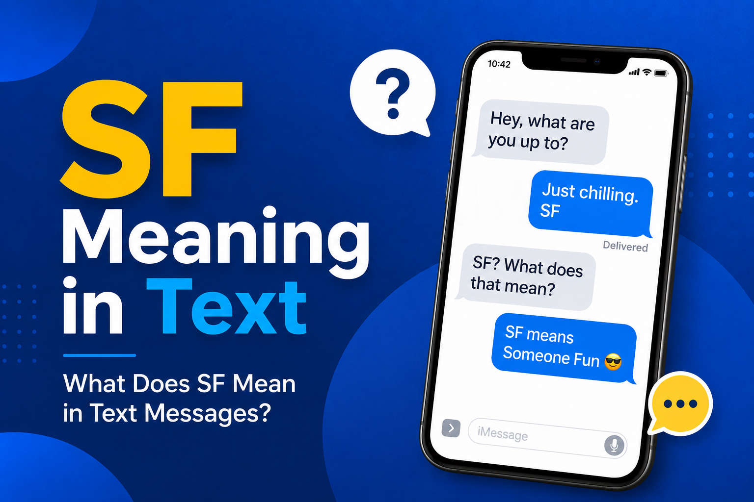 SF Meaning in Text