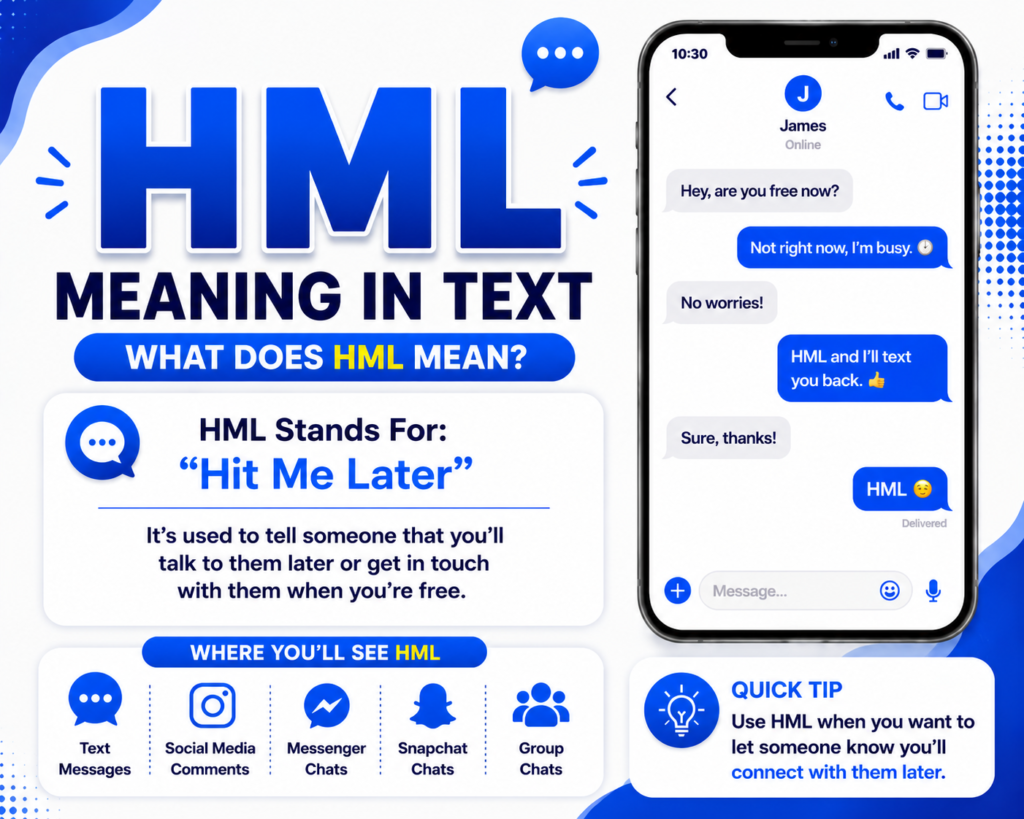 HML Meaning in Text