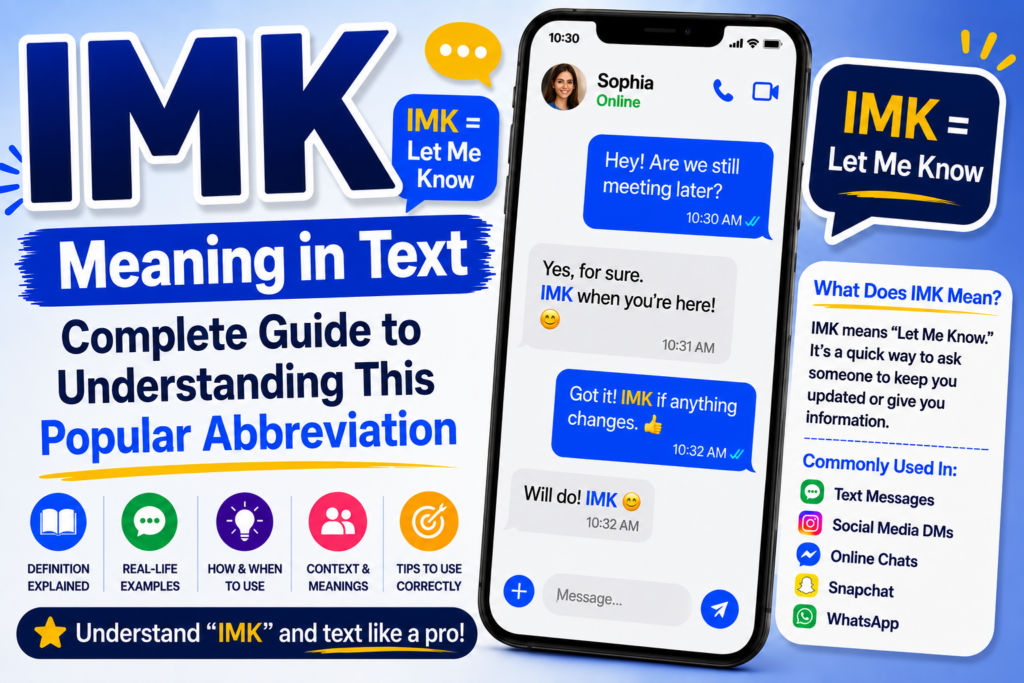 IMK Mean in Text
