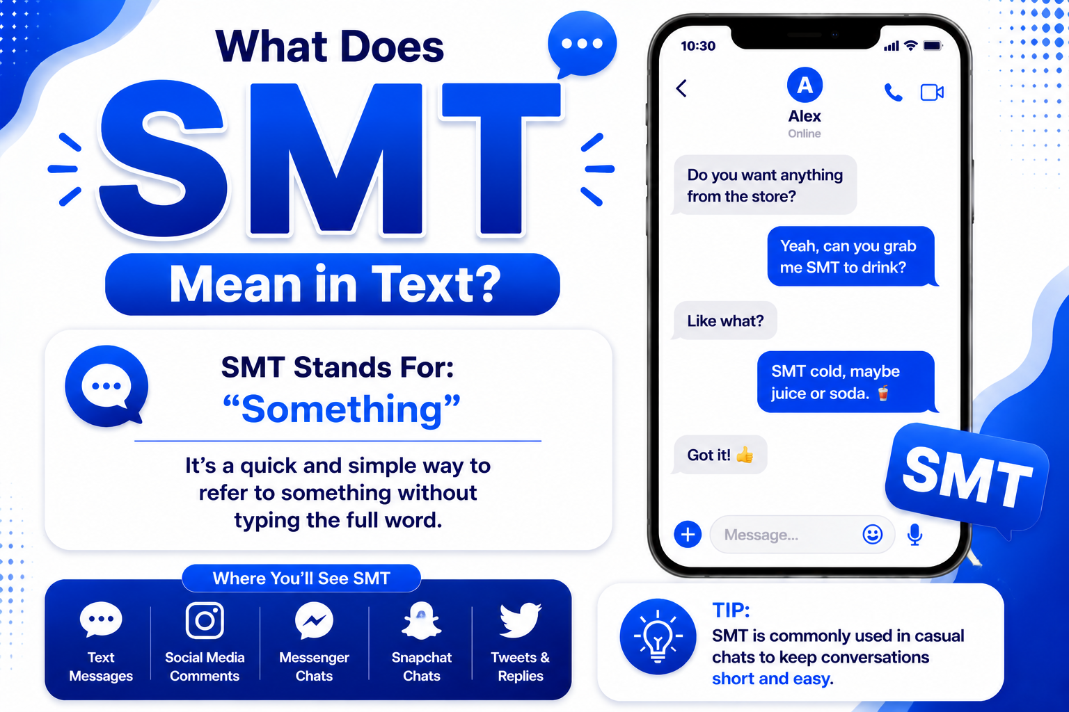 SMT Mean in Text