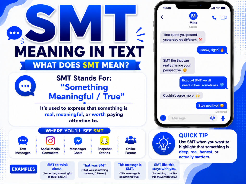 SMT Meaning in Text