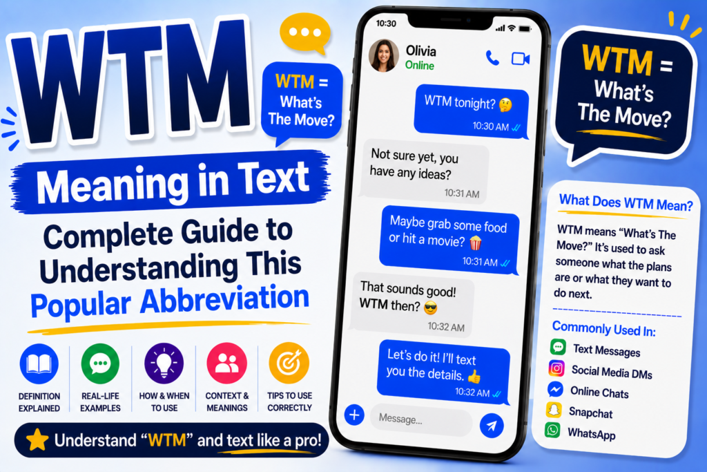 WTM Meaning in Text