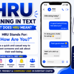 hru meaning in text