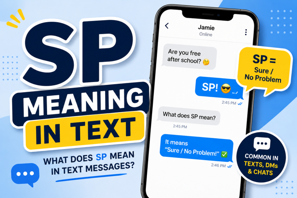 sp meaning in text