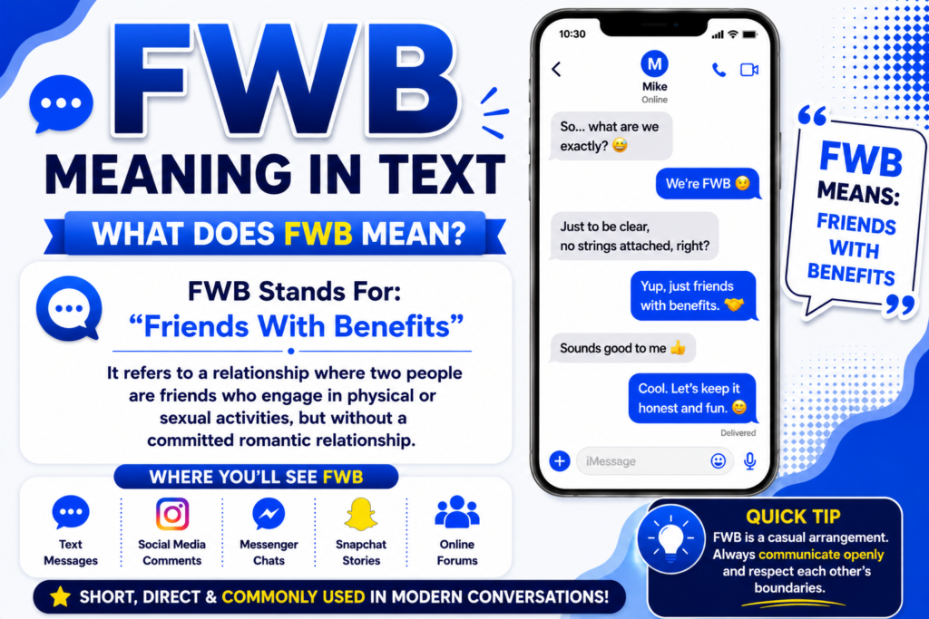 what does fwb meaning in text