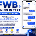 what does fwb meaning in text