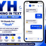 yh meaning in text