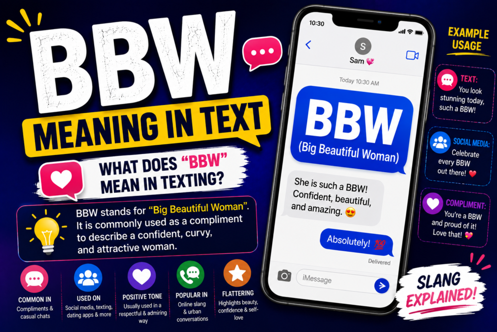 BBW Meaning in Text