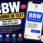 BBW Meaning in Text