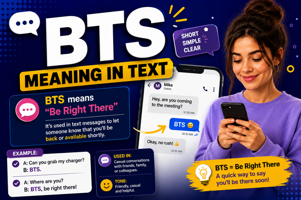 BTS Meaning in Text