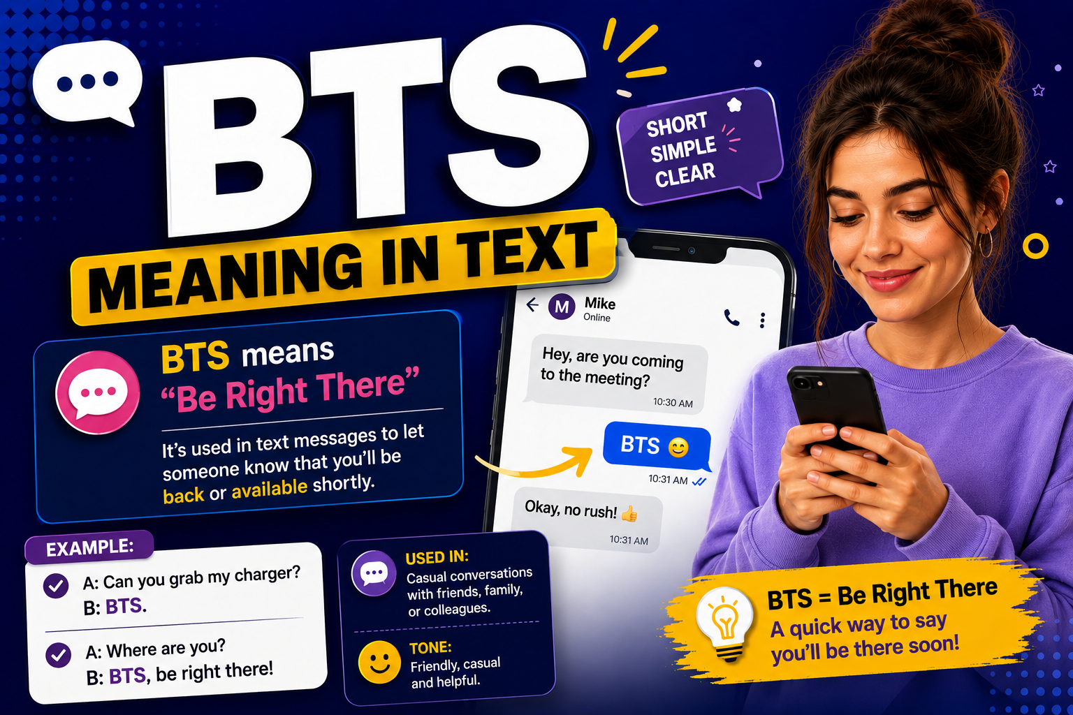 BTS Meaning in Text