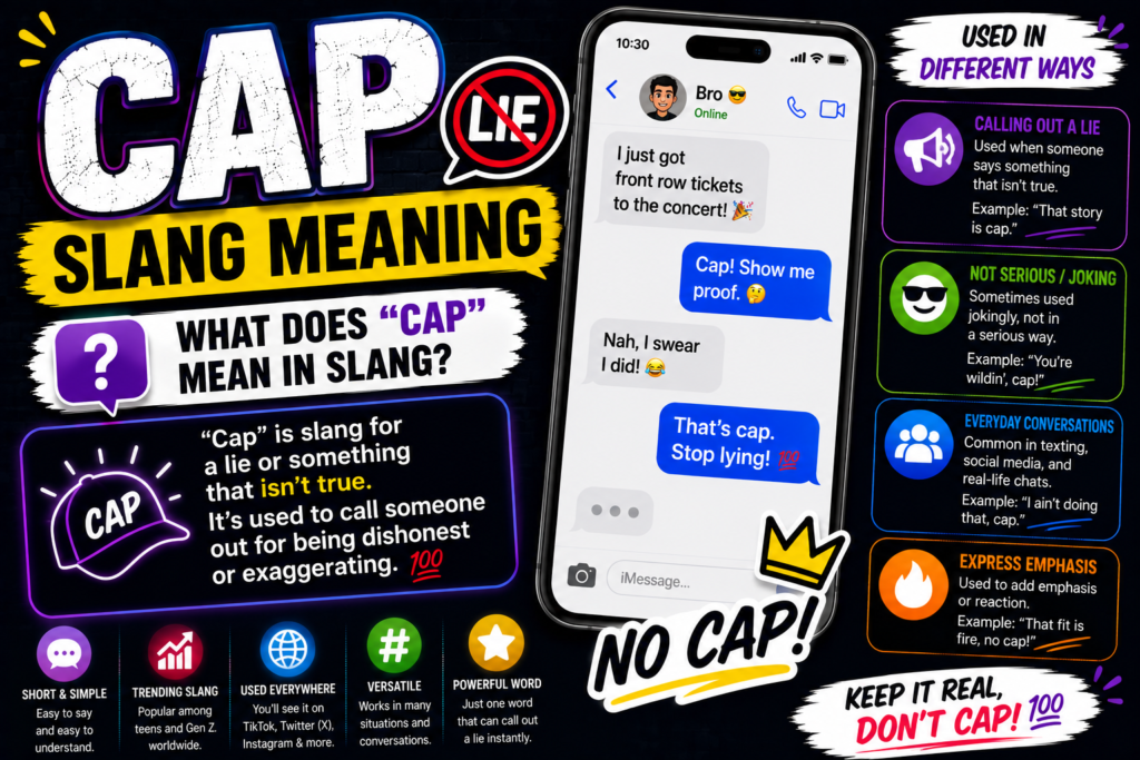 Cap Slang Meaning