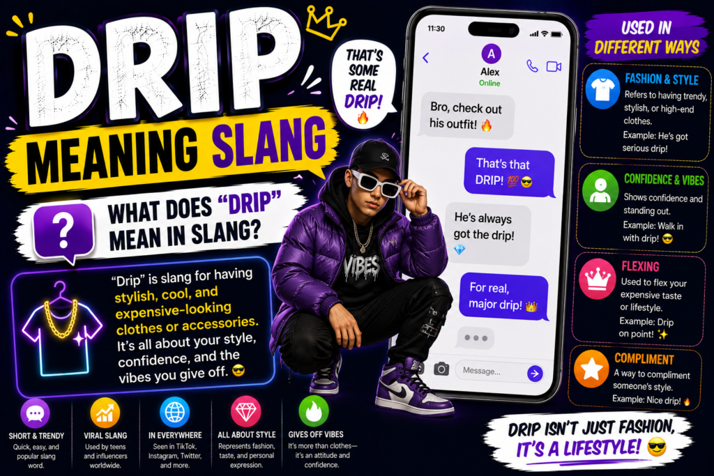 Drip Meaning Slang