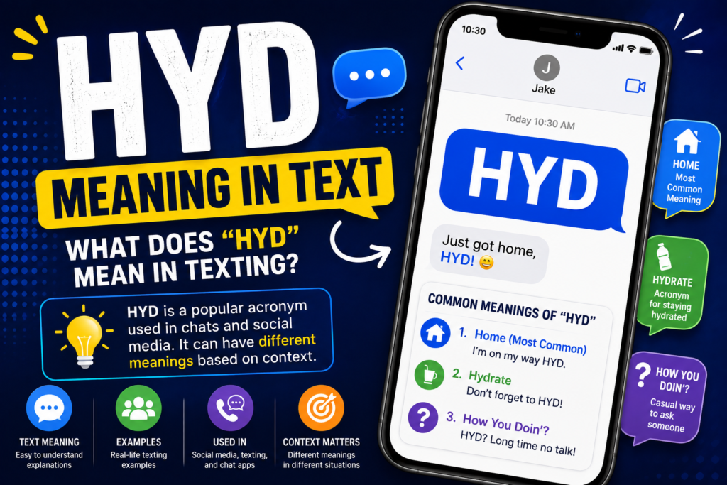 HYD Meaning in Text