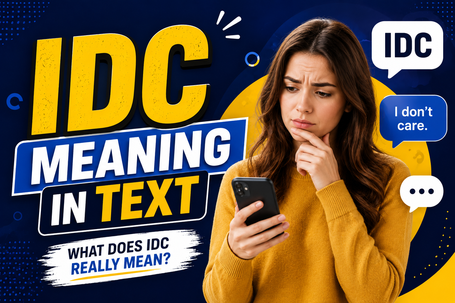 IDC Meaning in Text
