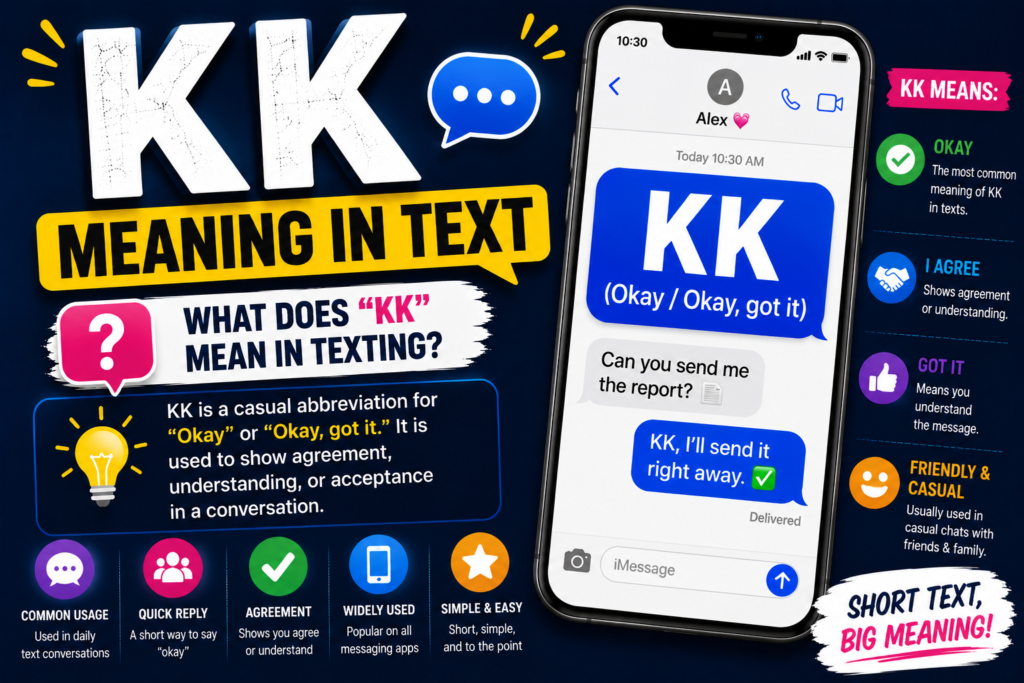 KK Meaning in Text