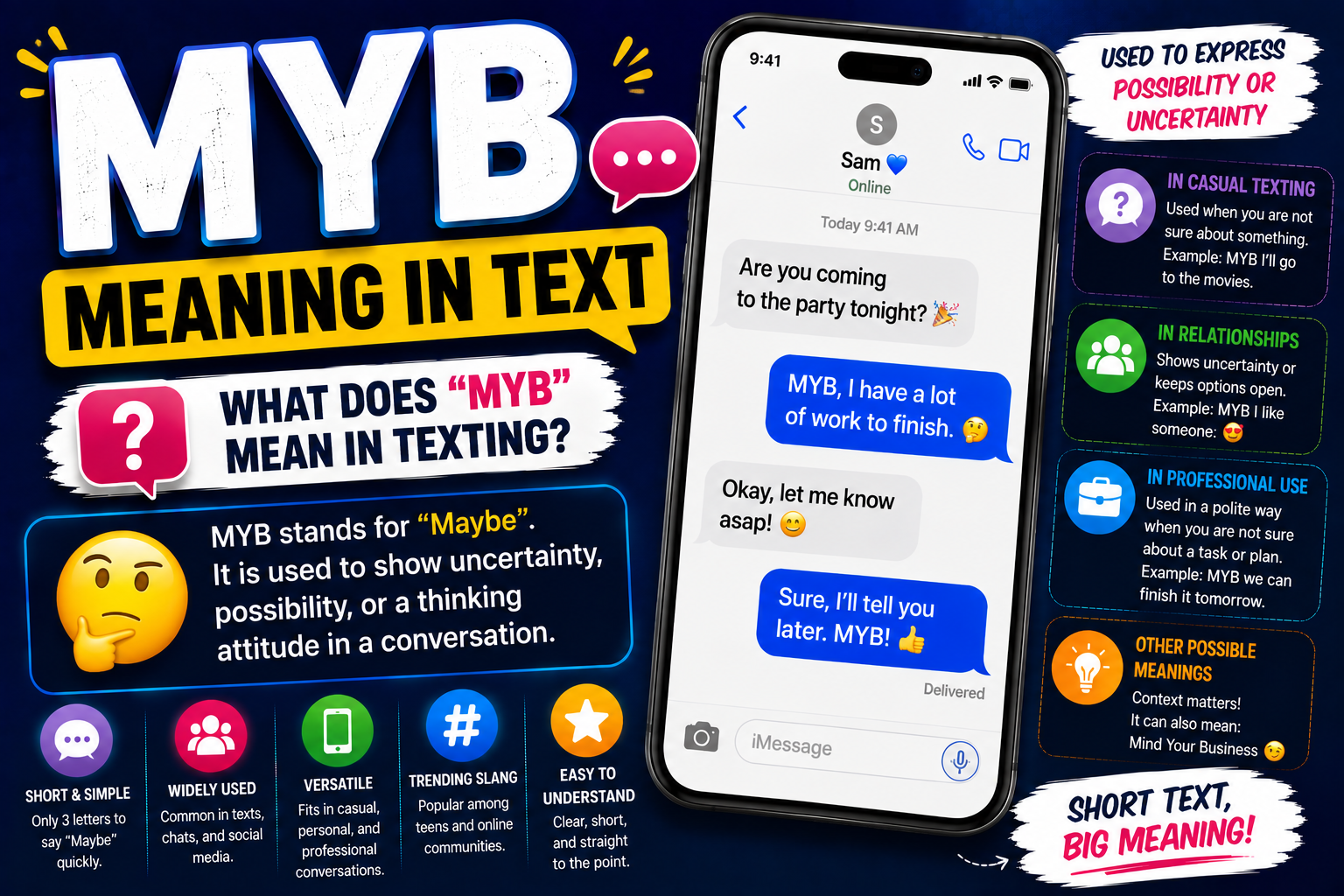 MYB Meaning in Text