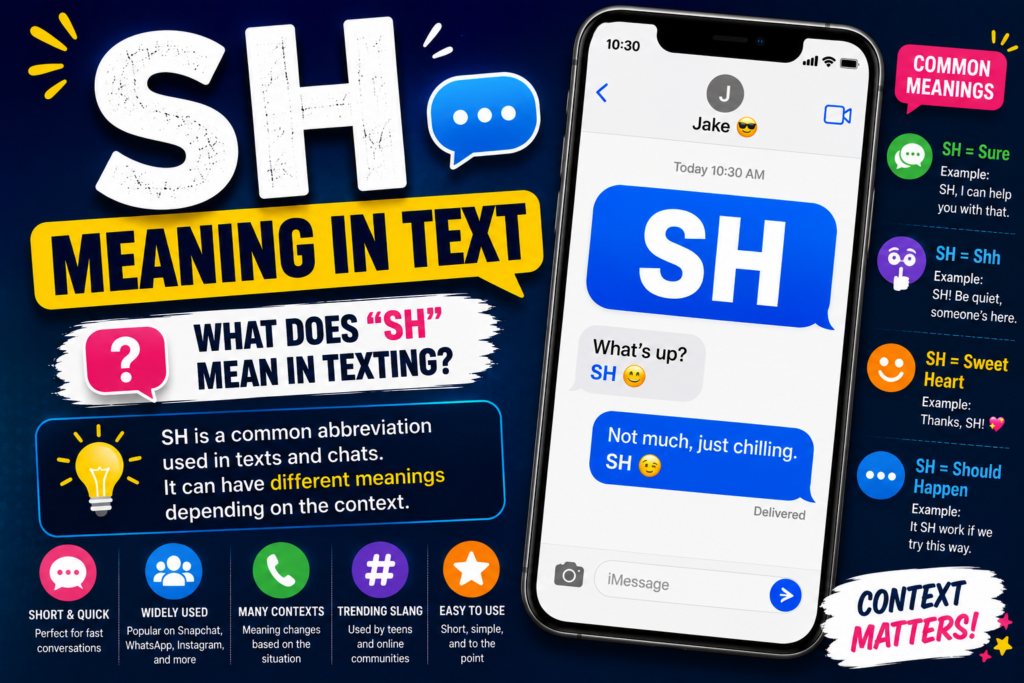 SH Meaning in Text