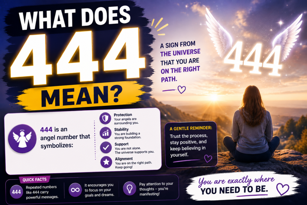 What Does 444 Mean